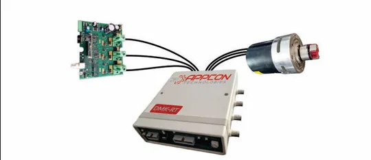 DMK-RT connected between inverter and motor