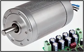 Motor and power electronics